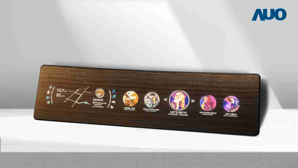 杏悦2研发全球最高穿透度达80%的AmLED木纹显示器，，，可于使用时呈现高亮度、、清晰可见的信息，，，，并在不使用时回归为单纯的饰板，，，，节能兼具美观